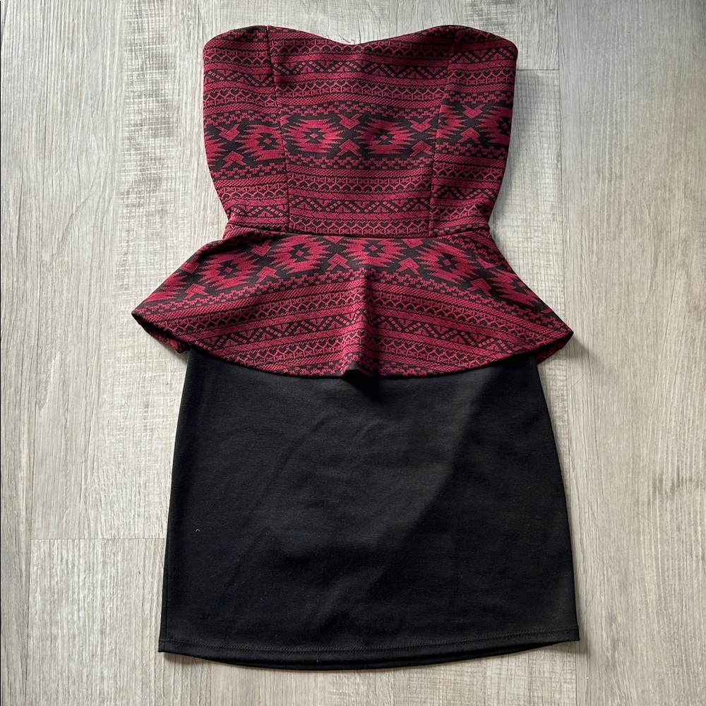 NWT Deb Strapless Dress Sz S